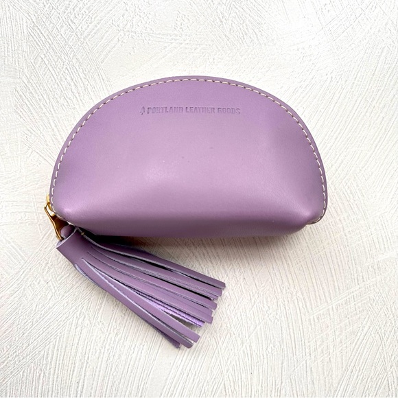 Portland Leather Handbags - Lavender Taco Tassel Pouch by Portland Leather Goods New Unused Lilac Purple
